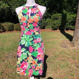 Lilly Pulitzer Floral Halter Dress